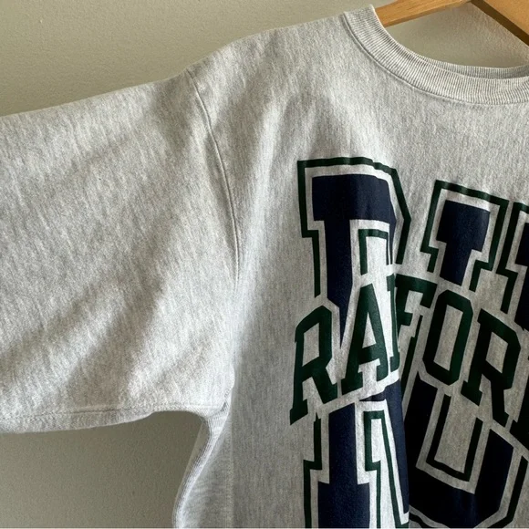 Vintage Champion Reverse Weave Radford University Pullover Sweater Size Large - Picture 6 of 9